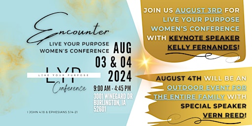 Live Your Purpose Conference | Encounter primary image