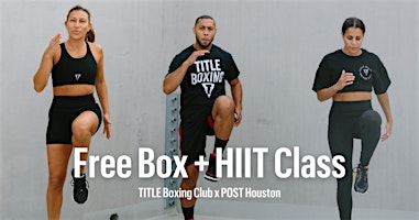 Free Box & HIIT Class  primärbild