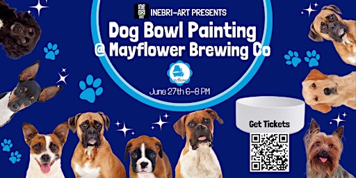 Image principale de Dog Bowl Painting at Mayflower Brewing Co.