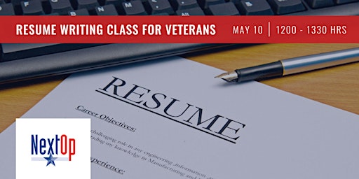 Resume Writing Class for Veterans primary image
