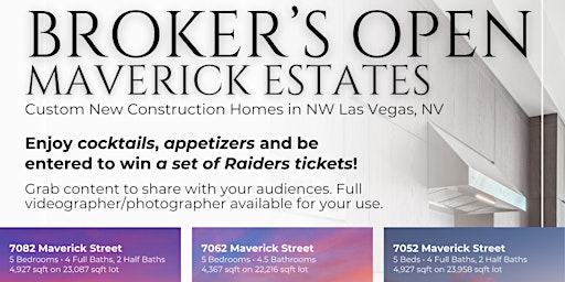 Hauptbild für Maverick Estates Broker's Open