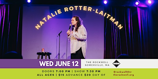 Immagine principale di Natalie Rotter-Laitman Stand-Up Hour (All Ages) 