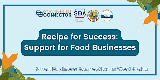 Imagem principal do evento Recipe for Success: Support for Food Businesses