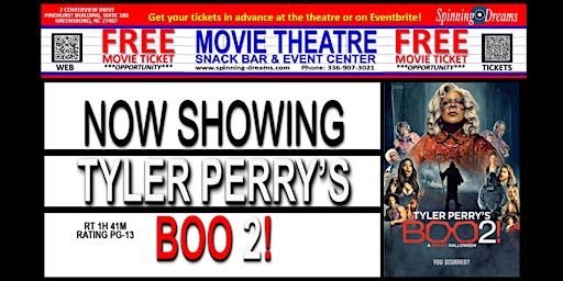 Imagem principal do evento Tyler Perry's Boo 2! A Madea Halloween