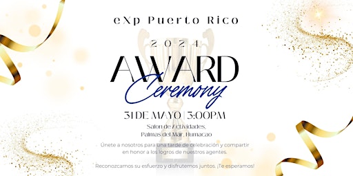 Imagem principal de eXp Puerto Rico Award Ceremony 2024 - Sponsors
