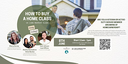 How To Buy A Home Class: VA Loan Mastery Class primary image