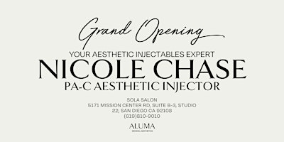 Image principale de Nicole Chase Grand Opening Party
