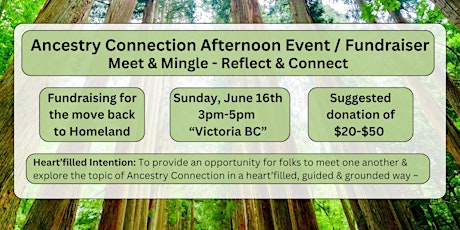 Ancestry Connection Afternoon Event / Fundraiser || Meet & Mingle