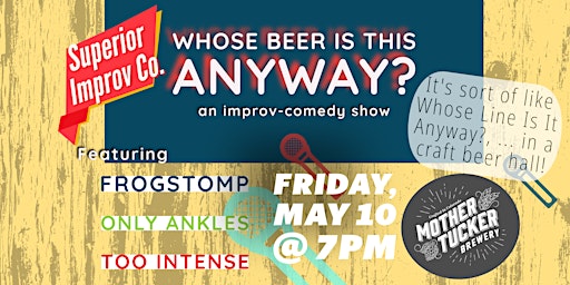 Live Improv — Whose Beer Is This Anyway? primary image