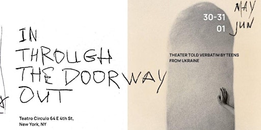 TUT | IN THROUGH THE DOORWAY OUT  theater told verbatim primary image