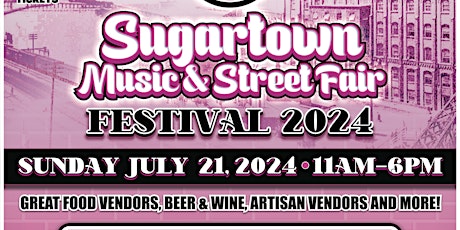 Sugartown Music Festival & Street Fair 2024