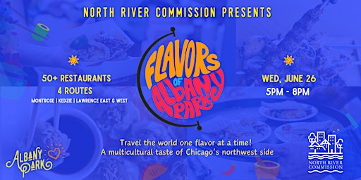 Imagem principal do evento Flavors of Albany Park Restaurant Crawl 2024