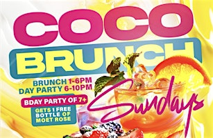 Imagem principal do evento Brunch And Day Party at Coco La reve #Vibes