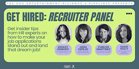 Get Hired: Recruiter Panel