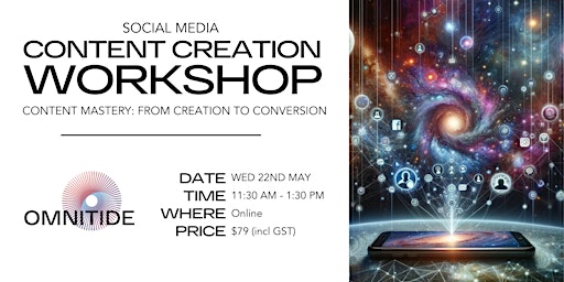 Imagem principal de Social Media Content Creation Workshop