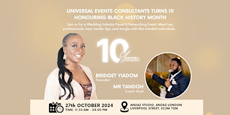 Universal Events Consultants Turns 10 Honouring Black History Month