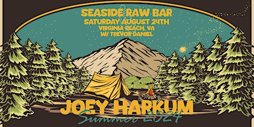 Imagem principal do evento Joey Harkum Duo w/ support from Trevor Daniel @ Seaside Raw Bar