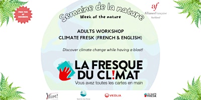 Imagen principal de Adults Workshop (French & English ) - Climate Fresk