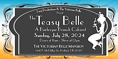 Imagem principal do evento THE TEASY BELLE: A Burlesque Brunch Cabaret