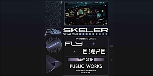 Imagem principal do evento DJ Dials, Public Works, Hotbox and Wormhole present: SKELER