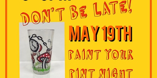 Paint and Sip Glass Painting