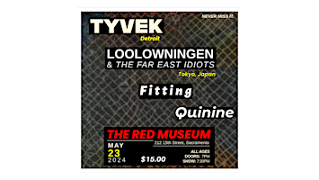 Imagem principal do evento Tyvek / Loolowningen / Fitting / Quinine