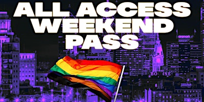 Imagem principal do evento Level Up's Weekend Pass! Philadelphia Pride 2024