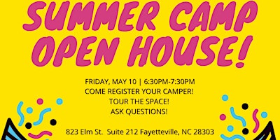 Hauptbild für Camp PTS Summer Camp Open House!