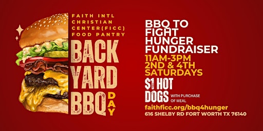 BACKYARD BBQ FUNDRAISER (BBQ TO FIGHT HUNGER) primary image