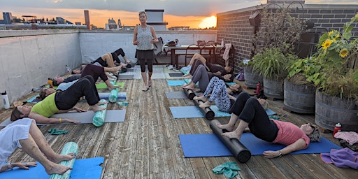Foam Roller Stretch & Noshes on a Rooftop primary image