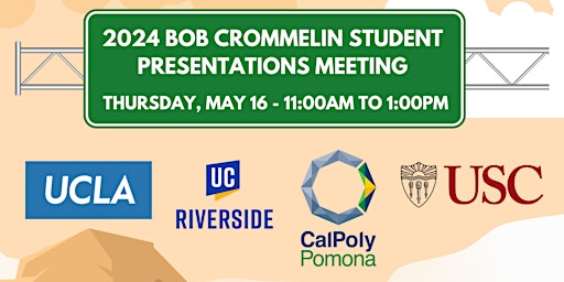 Imagem principal do evento RSBITE - 2024 Bob Crommelin Student Presentation Award Meeting
