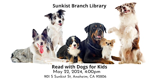 Imagem principal do evento Read with Dogs for Kids