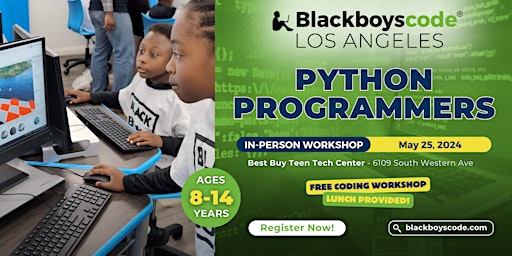 Immagine principale di Black Boys Code Los Angeles - Python Programmers 