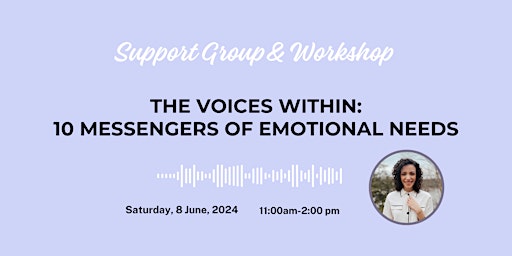 Imagem principal do evento The Voices Within: 10 Messengers of Emotional Needs