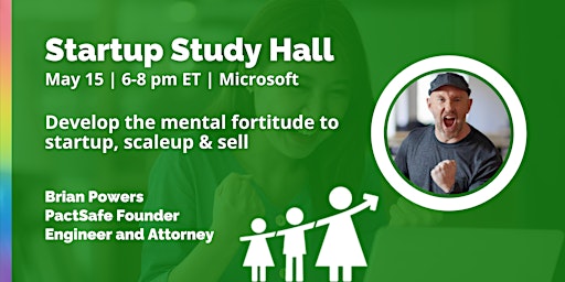 Startup Study Hall with Brian Powers, Founder, PactSafe primary image