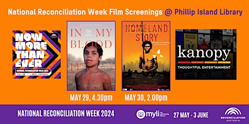 Imagen principal de National Reconciliation Week Film Screenings @ Phillip Island Library