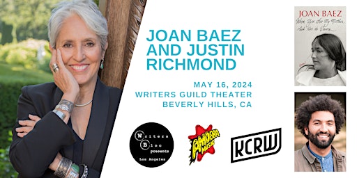 Writers Bloc Presents Joan Baez and Justin Richmond primary image