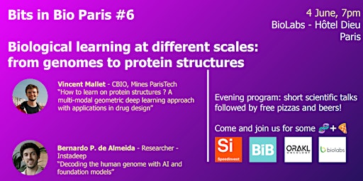 Imagem principal do evento Bits in Bio Paris #6 Biological Learning at Different Scales