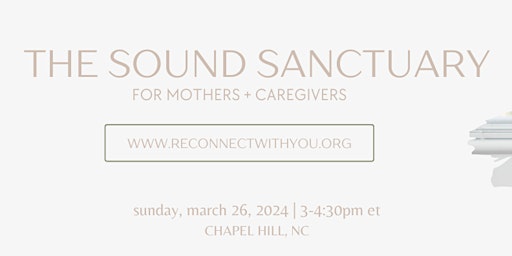 The Sound Sanctuary: for Mothers and Caregivers primary image