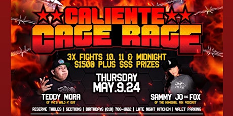 Caliente Cage Rage at Dames n’ Games Van Nuys