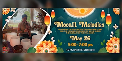Imagem principal do evento Moonlit Melodies: Healing Sounds with Ajay Veda at Spellbound (Etobicoke)