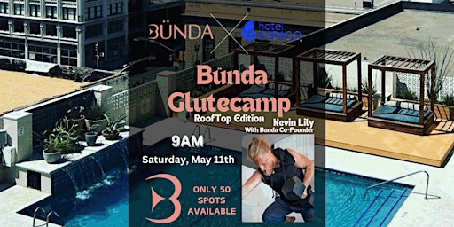 Imagem principal do evento Bünda Glutecamp Workout on Rooftop @ Indigo Hotel