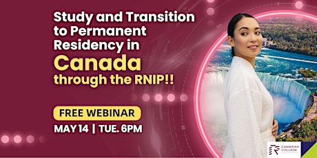 [FREE WEBINAR} Study and Transition to Permanent Residency in CANADA!