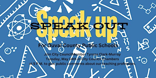 Imagem principal do evento Speak Up and Speak Out