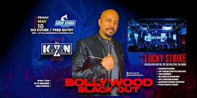 Imagem principal do evento FREE! BOLLYWOOD BLACKOUT! (Bellevue) w/ DJ Kazan at Lucky Strike