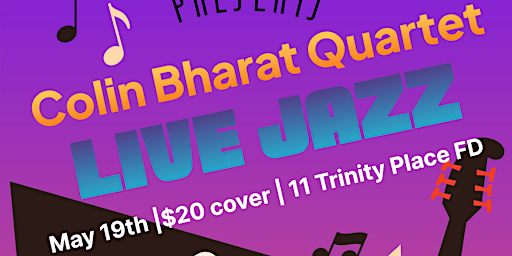 NORD Presents Colin Bharat Quartet - Straight Ahead Jazz primary image