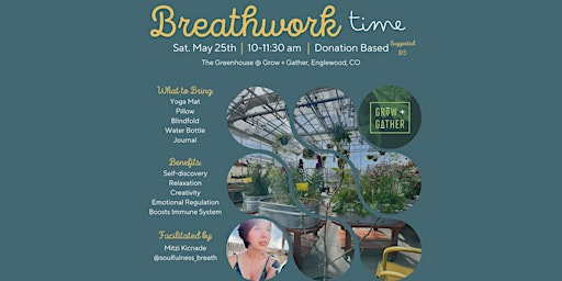 Imagem principal do evento Breathwork at the Greenhouse