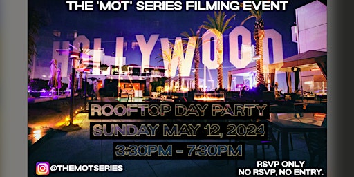 Imagem principal do evento Hollywood Rooftop Day Party: Lights, Camera, Action