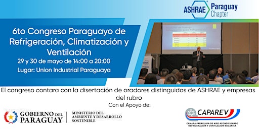 Image principale de 6to Congreso Paraguayo de Refrigeración, Climatización y Ventilación