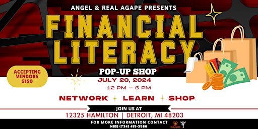 Primaire afbeelding van Financial  Literacy Pop-Up Shop